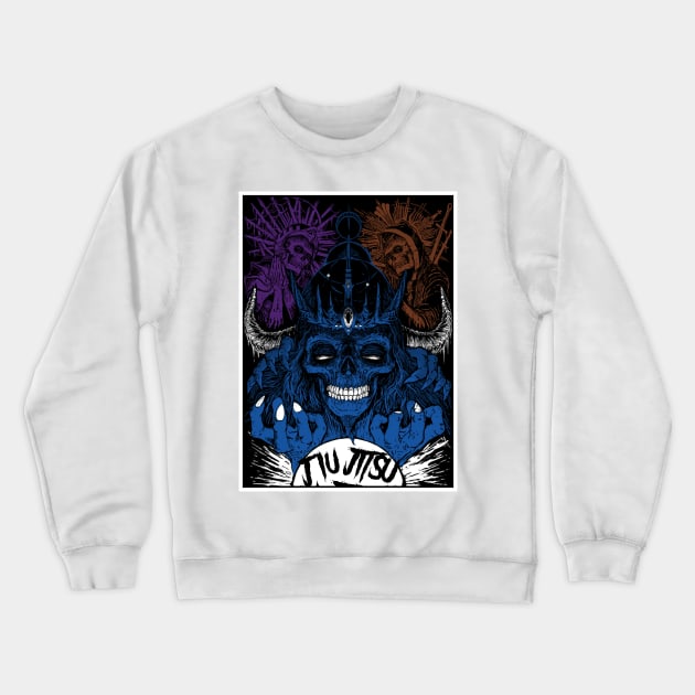 Metal Jitsu Crewneck Sweatshirt by Toshi